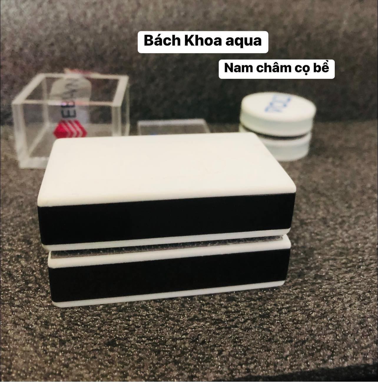 Nam châm cọ bể cao cấp đủ size tròn mini - trung